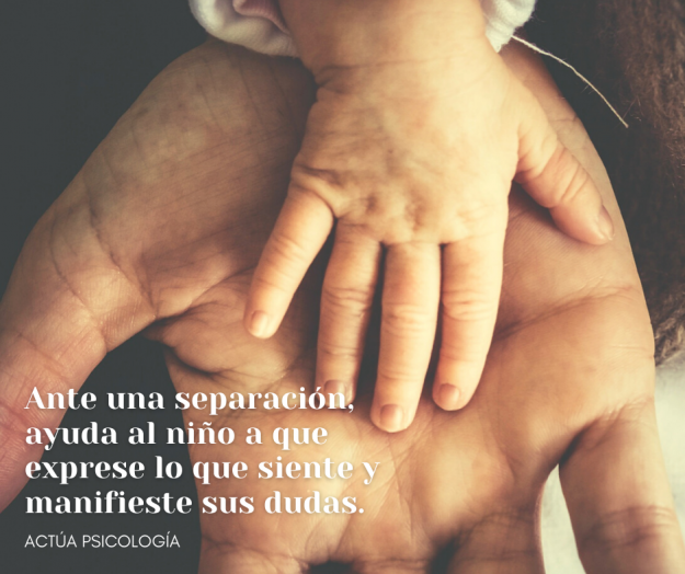 Emociones y sentimientos en los niños ante separación o divorcio